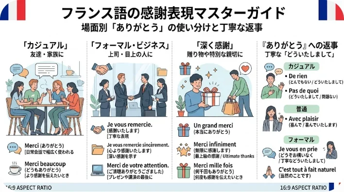 フランス語の文法を学ぶためのノートとペンのある学習デスク