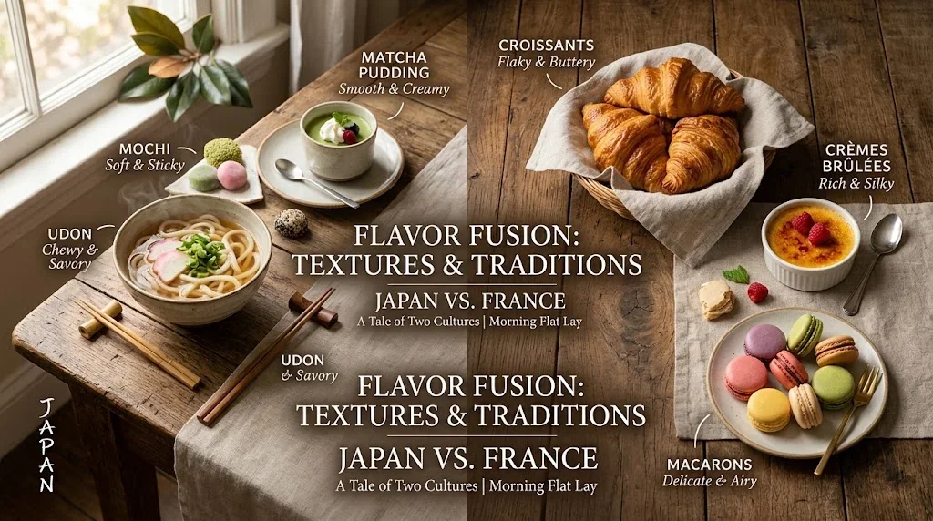 フランス語で表現する日本語オノマトペ:食べ物編の解説イメージ