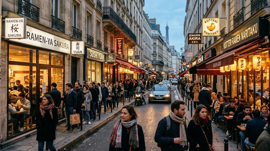 フランスにおける日本料理の人気の背景