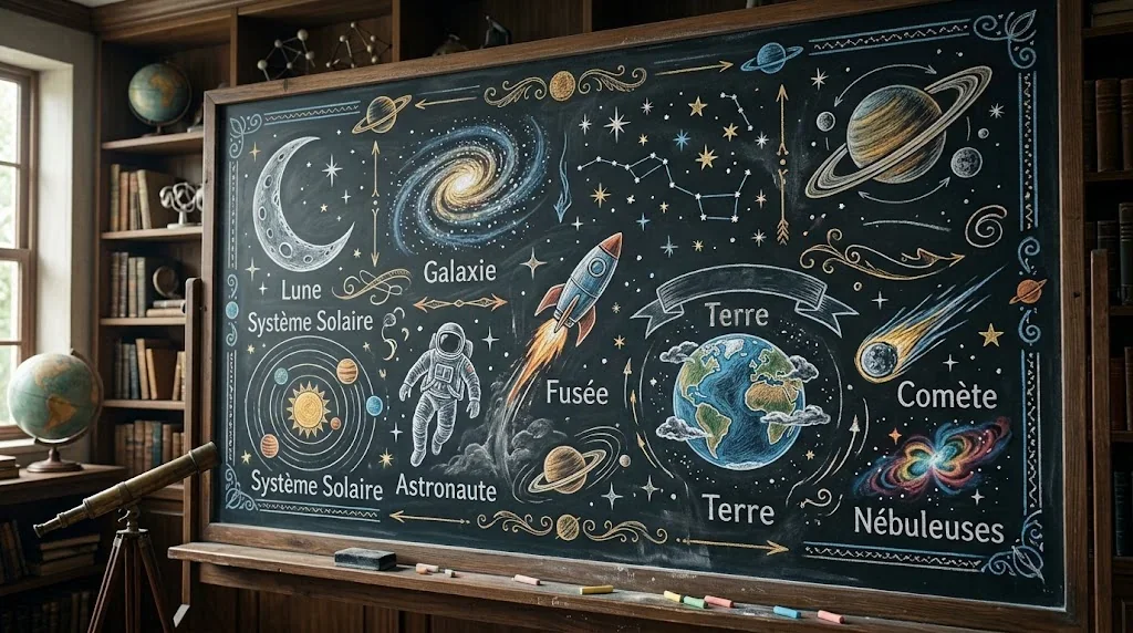 空いたスペースをフランス語で表現する