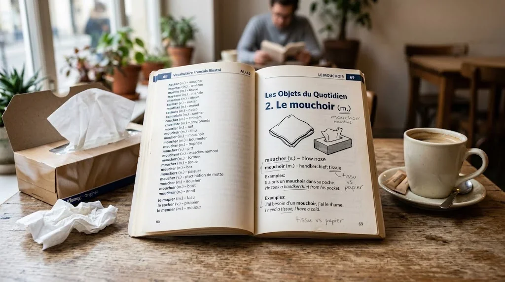 フランス語でティッシュを語るための基本語彙