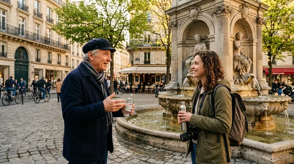 パリの湧き水とフランス語学習