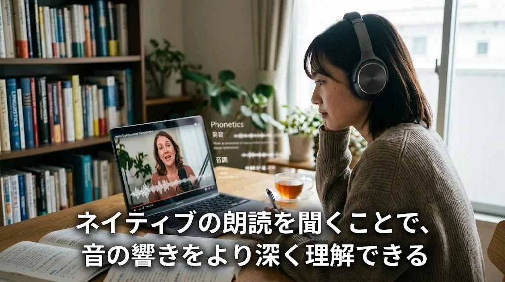 アンティークの机に置かれた万年筆とフランス語の詩が書かれた羊皮紙