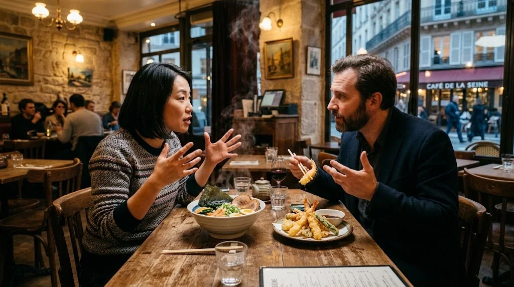 フランス語で表現する日本語オノマトペ:食べ物編の解説イメージ