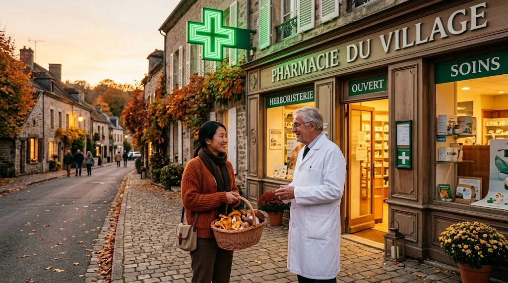 フランスの秋の味覚ときのこ狩りの魅力：フランス語表現とレシピガイドの解説イメージ
