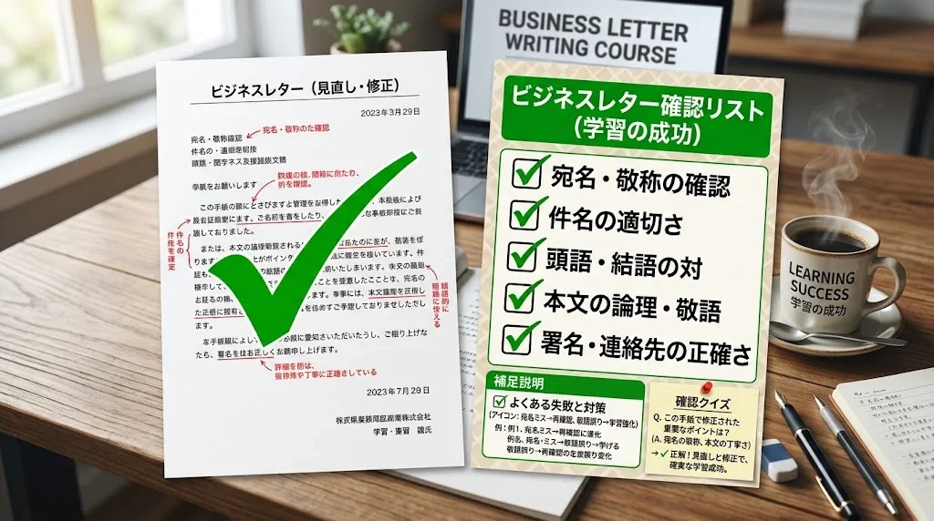 ビジネスシーンで役立つフランス語の手紙の書き方と実践例の解説イメージ