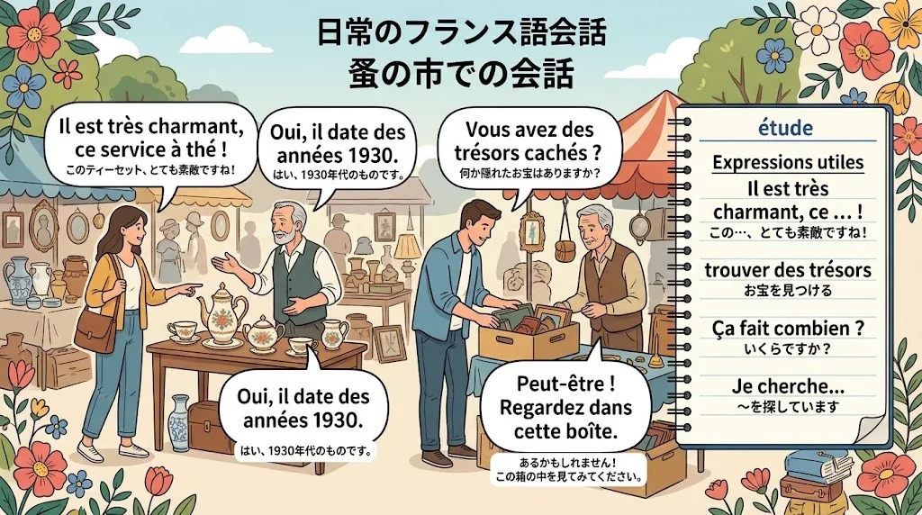 友人との自然な会話例を示す図解